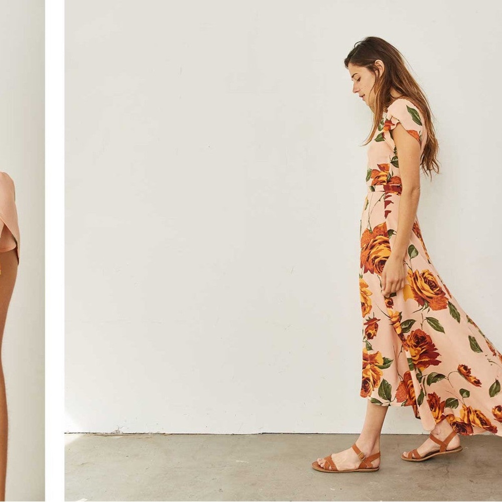 Christy Dawn‎ Peach Floral The Autumn Dress - Picture 5 of 14